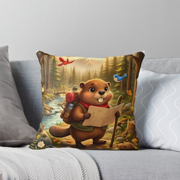 Item preview, Happy Beaver Adventures | The Adventure Begins designed and sold by Clothes With Smiling Animals Walt Gral.