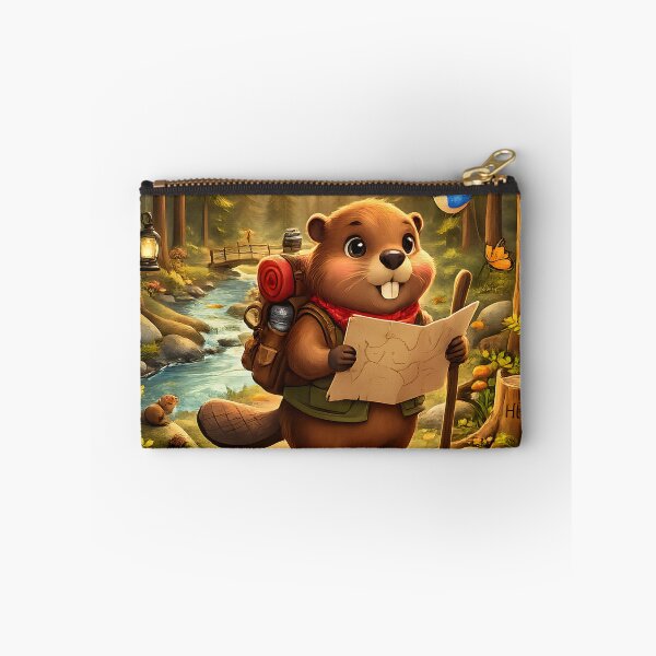 Item preview, Happy Beaver Adventures | The Adventure Begins designed and sold by Clothes With Smiling Animals Walt Gral.