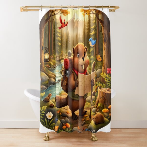 Item preview, Happy Beaver Adventures | The Adventure Begins designed and sold by Clothes With Smiling Animals Walt Gral.