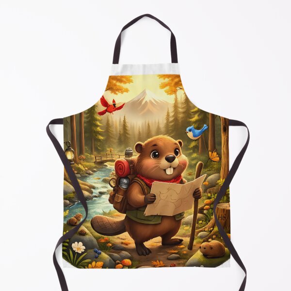 Item preview, Happy Beaver Adventures | The Adventure Begins designed and sold by Clothes With Smiling Animals Walt Gral.