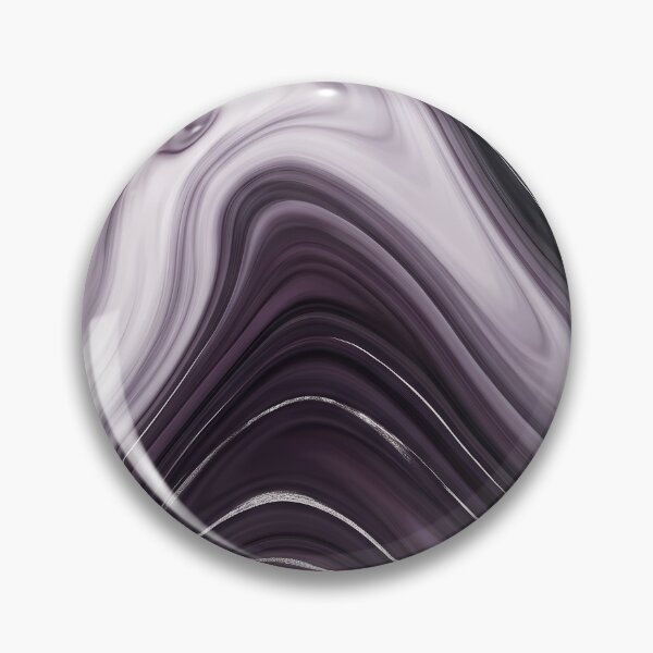Item preview, Liquid Abstract in Plum and Charcoal — Moody Marble Art designed and sold by SeamPix.