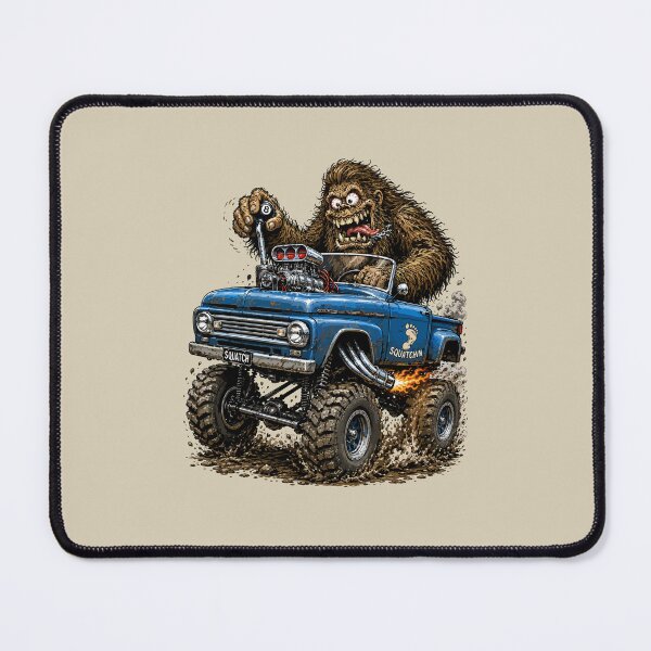 Item preview, Funny Bigfoot Monster Truck 4x4 Off Road Adventure Design designed and sold by hobrath.