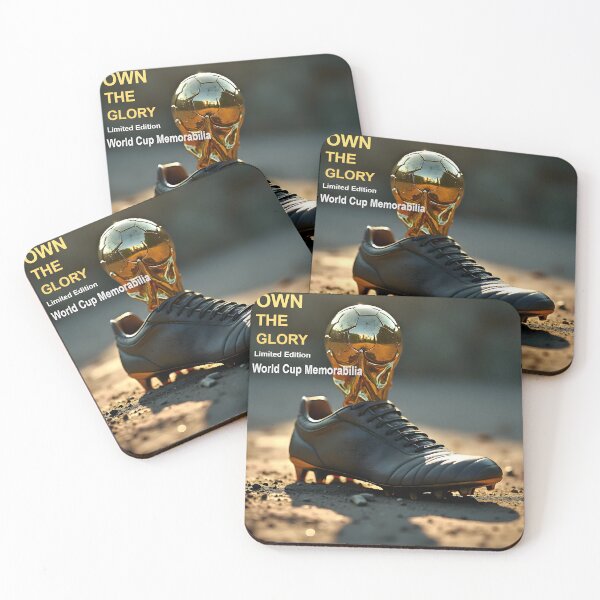 Item preview, Own The Glory Limited Edition World Cup Memorabilia: Luxury Leather Boot Trophy Poster designed and sold by Creative-RE.