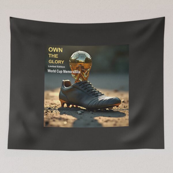 Item preview, Own The Glory Limited Edition World Cup Memorabilia: Luxury Leather Boot Trophy Poster designed and sold by Creative-RE.