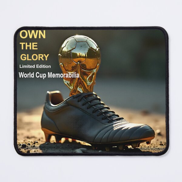 Item preview, Own The Glory Limited Edition World Cup Memorabilia: Luxury Leather Boot Trophy Poster designed and sold by Creative-RE.