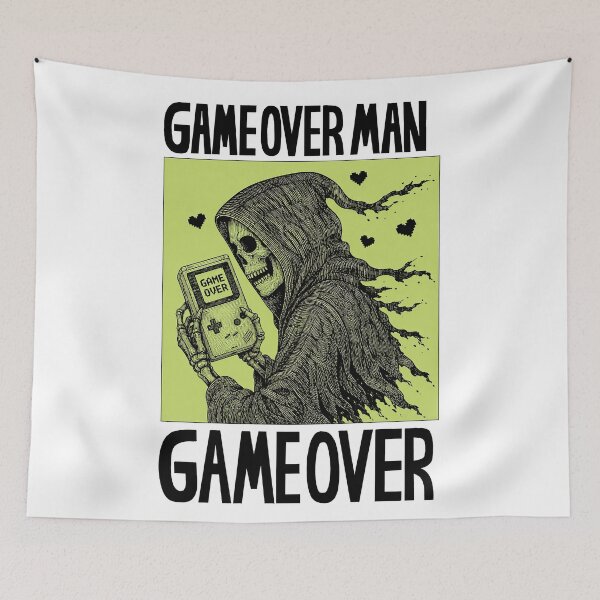 Item preview, Game over man designed and sold by Saint Arts Studio.