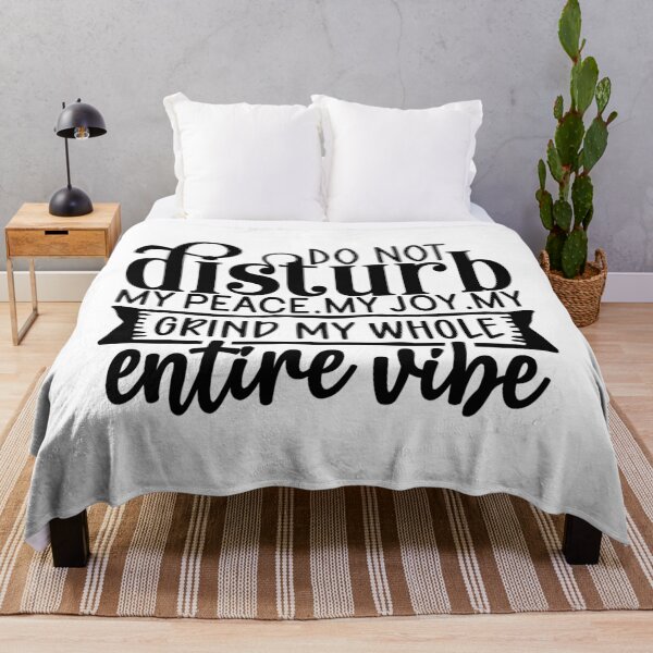 Item preview, Do Not Disturb My Peace designed and sold by tellit24seven.