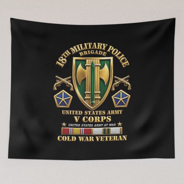 Item preview, Army - 18th MP Brigade - V Corps-  COLD SVC - 3d Enhanced X 300 designed and sold by Military Insignia Products.