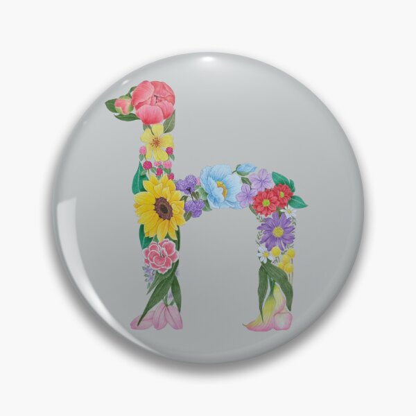 Item preview, Flower H designed and sold by KJAStudio.