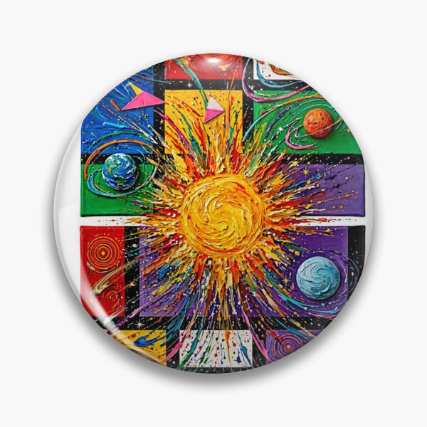 Item preview, Vibrant Abstract Geometric Art designed and sold by Helios Be. Lavsh.