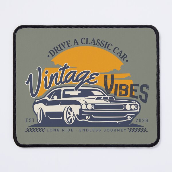 Item preview, Ride a classic car with vintage vibes designed and sold by Milles_Away.