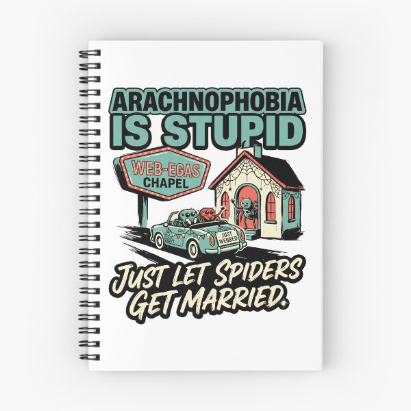 Item preview, Arachnophobia Is Stupid Let Spiders Get Married Spooky Funny Design designed and sold by get55shirt.