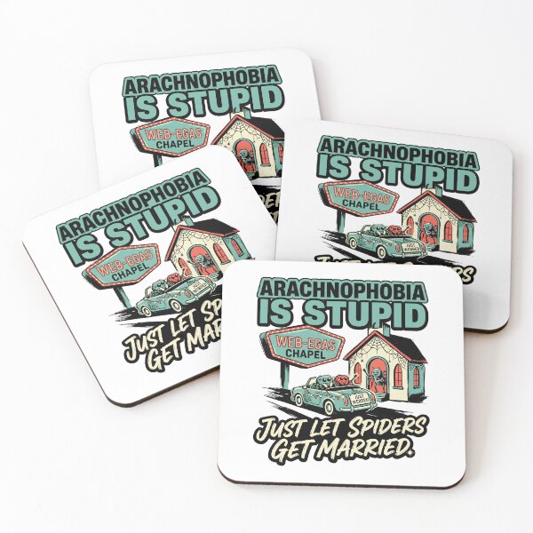 Item preview, Arachnophobia Is Stupid Let Spiders Get Married Spooky Funny Design designed and sold by get55shirt.