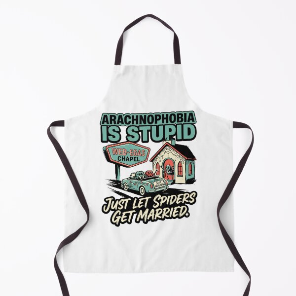 Item preview, Arachnophobia Is Stupid Let Spiders Get Married Spooky Funny Design designed and sold by get55shirt.