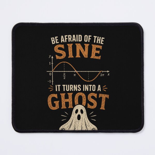 Item preview, Sine Ghost halloween nerdy joke designed and sold by Alpacatata.