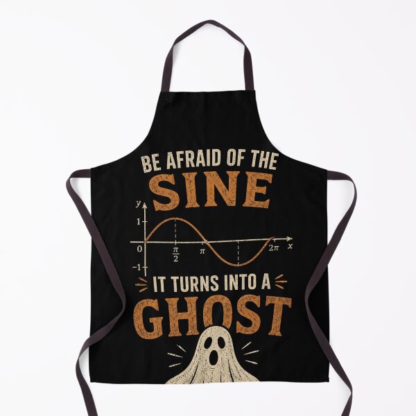 Item preview, Sine Ghost halloween nerdy joke designed and sold by Alpacatata.