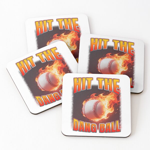 Item preview, Hit The Dang Ball Baseball Meme designed and sold by bngfx.