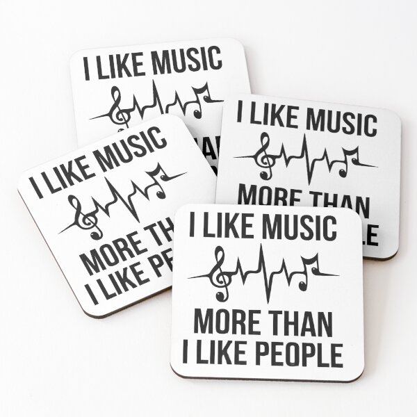 Item preview, I Like Music More Than I Like People Funny designed and sold by SAMO-TOP.