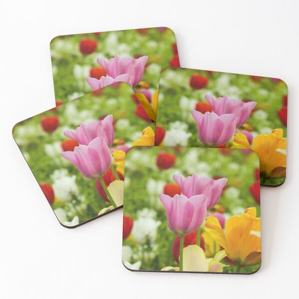 Item preview, Pastel Tulip Garden Photography Print – Spring Floral Wall Art designed and sold by ThatSurreyLife.