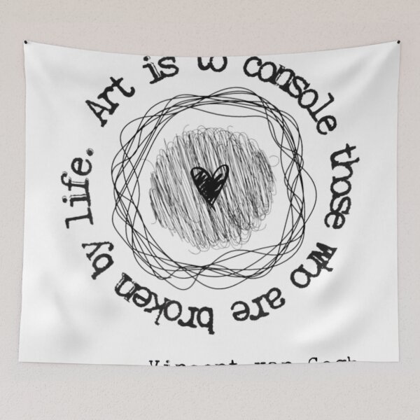 Item preview, Vincent Van Gogh Art Artist Inspirational Quote Text designed and sold by CherylCGarrison.