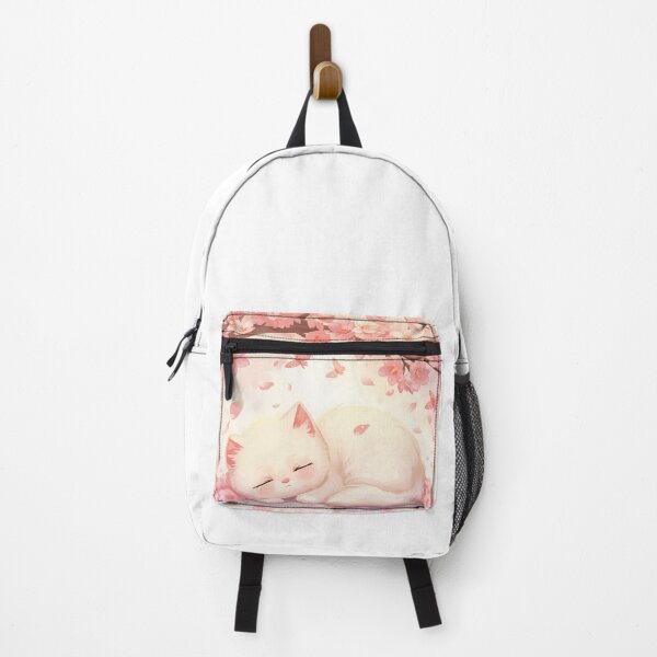Item preview, Cute Cherry Blossom Cat Sticker | Kawaii Sakura Kitten Gift designed and sold by Stylestickers55.