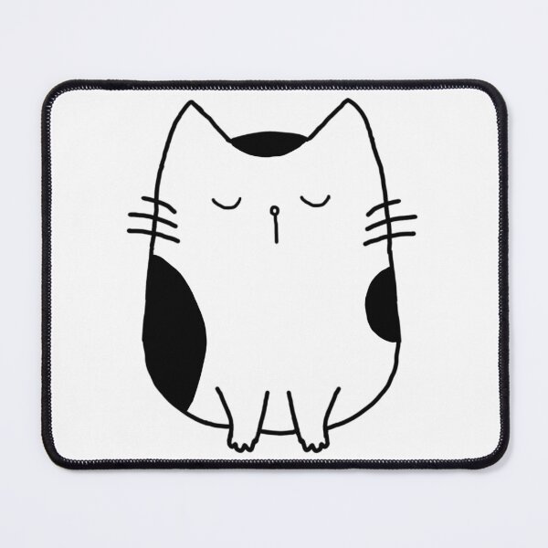 Item preview, Black and White Spotty Majestic Cat designed and sold by MageMocha.