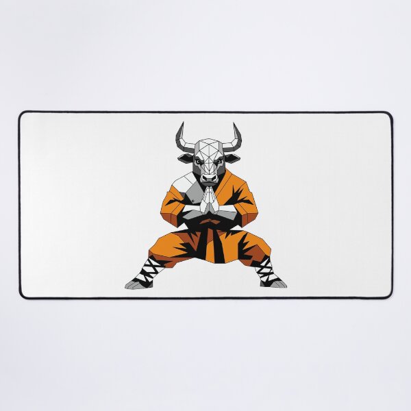 Item preview, Low Poly Bull Warrior Meditating designed and sold by MORRAx.