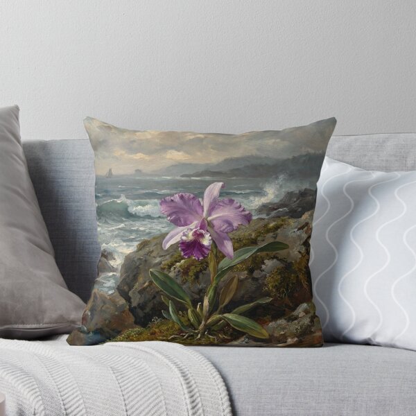 Item preview, Dramatic Realist Orchid Flower Painting in Winslow Homer Style designed and sold by OddlySticky.