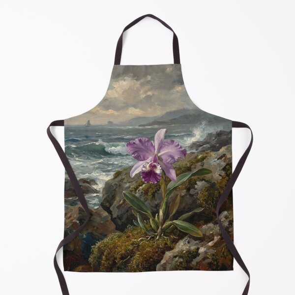 Item preview, Dramatic Realist Orchid Flower Painting in Winslow Homer Style designed and sold by OddlySticky.