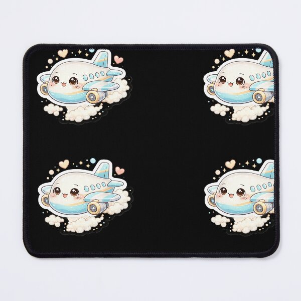 Item preview, Cute Airplane Flying Through Clouds designed and sold by Varsha Art.