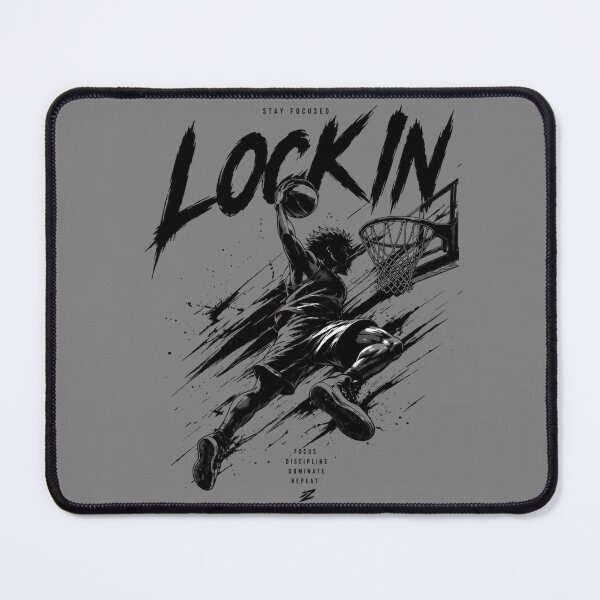 Item preview, LOCK IN - Basketball Streetwear Aesthetic Graphic Design designed and sold by KambryStyle.