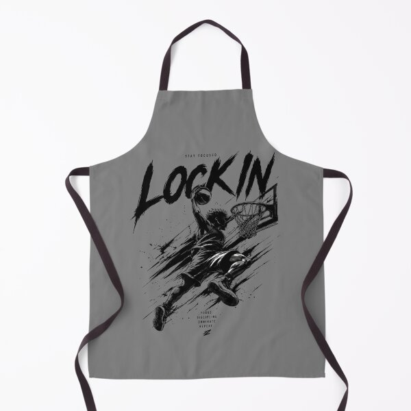 Item preview, LOCK IN - Basketball Streetwear Aesthetic Graphic Design designed and sold by KambryStyle.