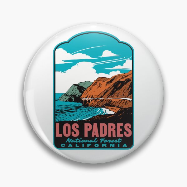 Item preview, Los Padres National Forest California Retro designed and sold by HalpinDesign.