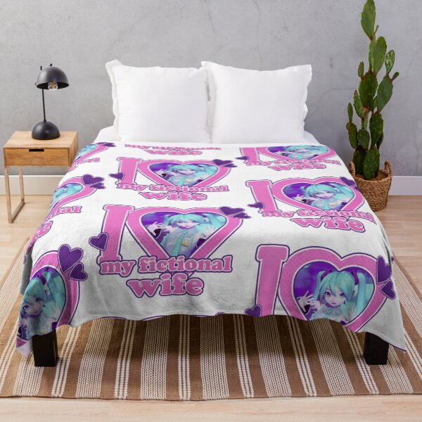 Item preview, I <3 My Fictional Wife - Hatsune Miku designed and sold by Comet and Crafts.