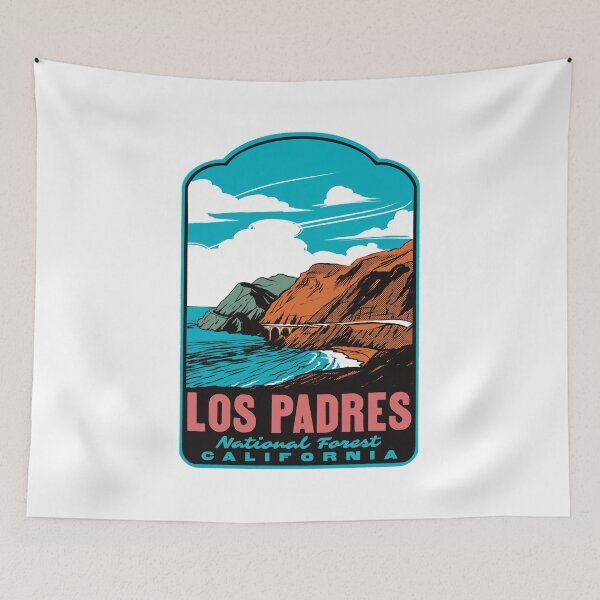 Item preview, Los Padres National Forest California Retro designed and sold by HalpinDesign.