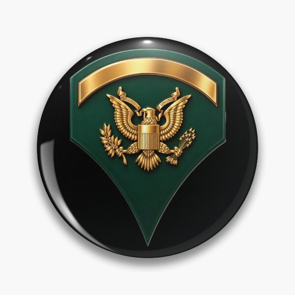 Item preview, Army - Specialist 5th Class - Retired - SP5 - 3D X 300 designed and sold by Military Insignia Products.