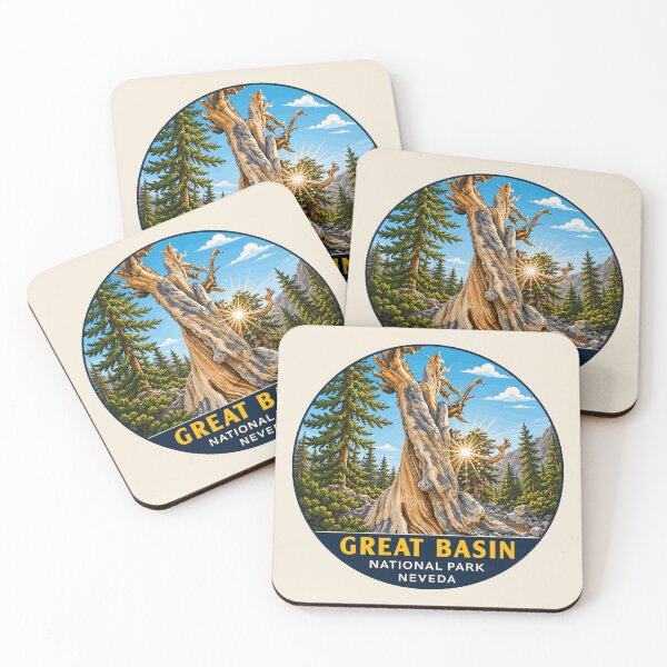 Item preview, Great Basin National Park Retro Desert Mountain designed and sold by Gideon Emmerich.