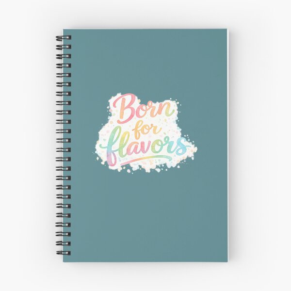Item preview, Born for Flavors | Watercolor Typography  designed and sold by PearlPathFinds.