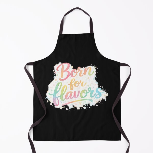 Item preview, Born for Flavors | Watercolor Typography designed and sold by PearlPathFinds.