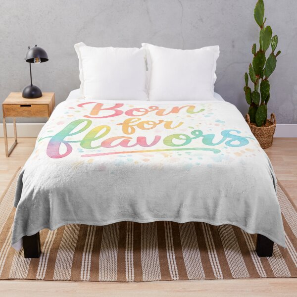 Item preview, Born for Flavors | Watercolor Typography designed and sold by PearlPathFinds.