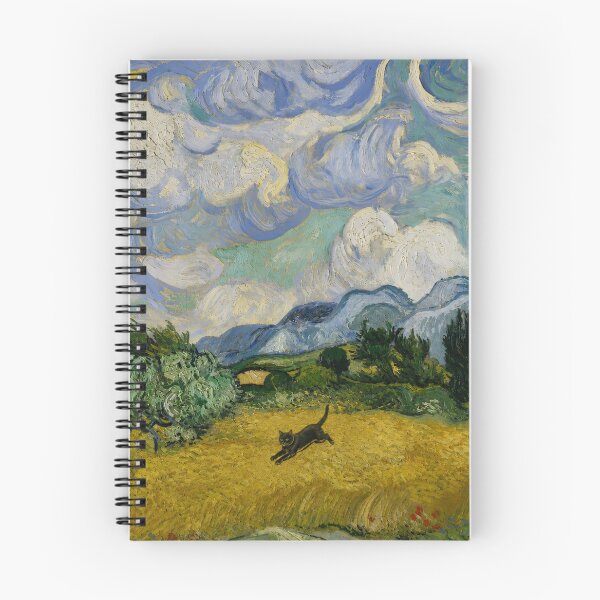 Item preview, Vincent van Gogh Wheatfield with Black Cat Famous Painting Tribute designed and sold by UtArt.