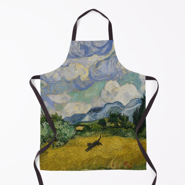 Item preview, Vincent van Gogh Wheatfield with Black Cat Famous Painting Tribute designed and sold by UtArt.