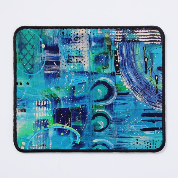 Item preview, Vibrant Abstract Blue designed and sold by Jean Plout.