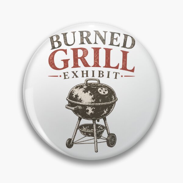 Item preview, Vintage Charcoal Grill T-Shirt | Burned Grill Exhibit | Retro BBQ Gift designed and sold by Mikoff04-arts.