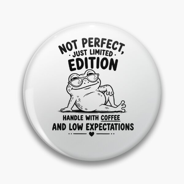 Item preview, Not Perfect Just Limited Edition Funny Frog designed and sold by ArtPer-design.