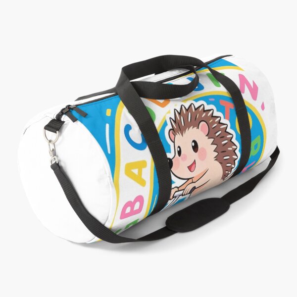 Item preview, Cute Hedgehog Riding a Pink Eraser Scooter Cartoon Back to School Sticker designed and sold by OksArtStudio.
