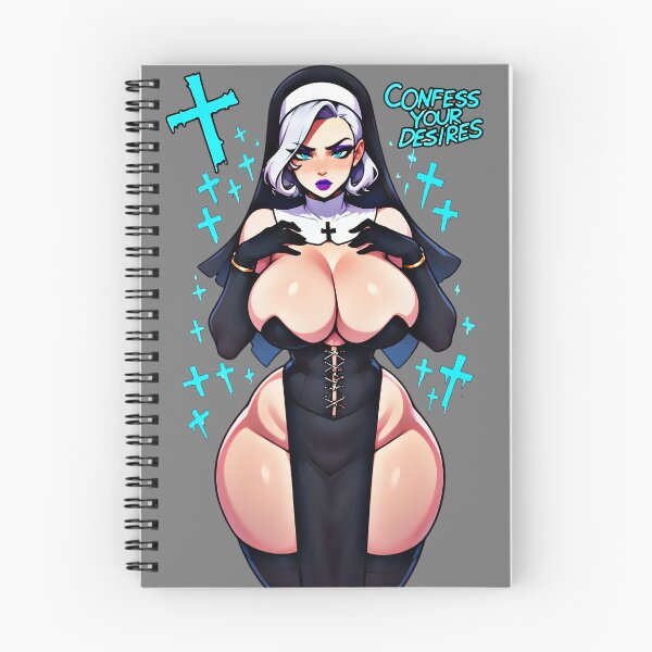 Item preview, Dominant Nun Waifu Art – Confess Your Desires designed and sold by Neer arts.