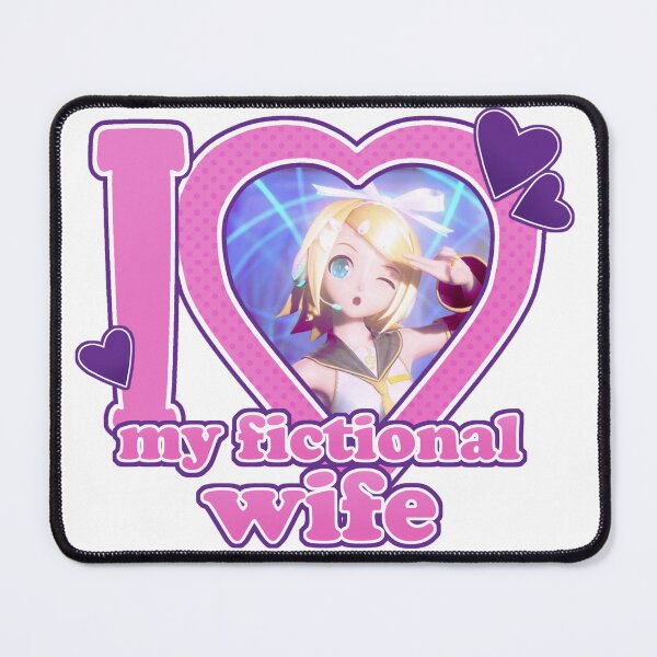 Item preview, I <3 My Fictional Wife - Kagamine Rin designed and sold by Comet and Crafts.