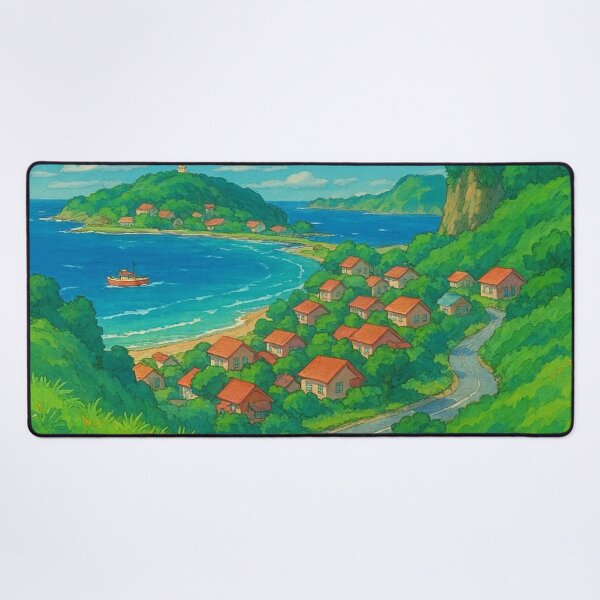 Item preview, Ponyo Landscape designed and sold by AnimeHarbor.
