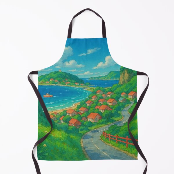 Item preview, Ponyo Landscape designed and sold by AnimeHarbor.